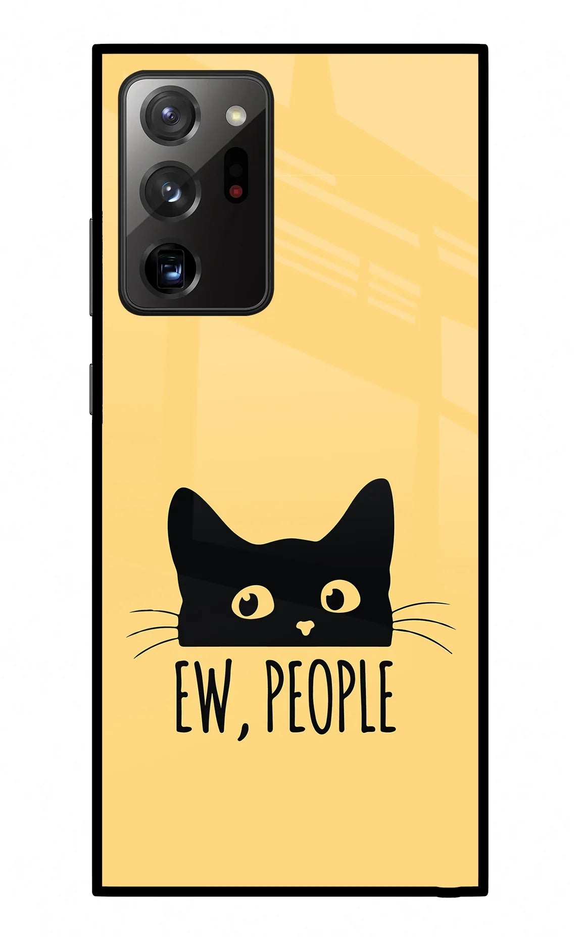 Ew People Catitude Samsung Note 20 Ultra Glass Case