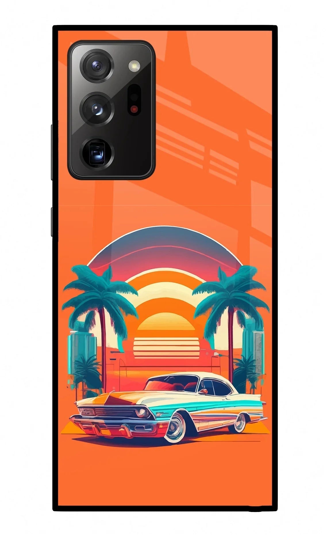 Palm Drive 80s Samsung Note 20 Ultra Glass Case