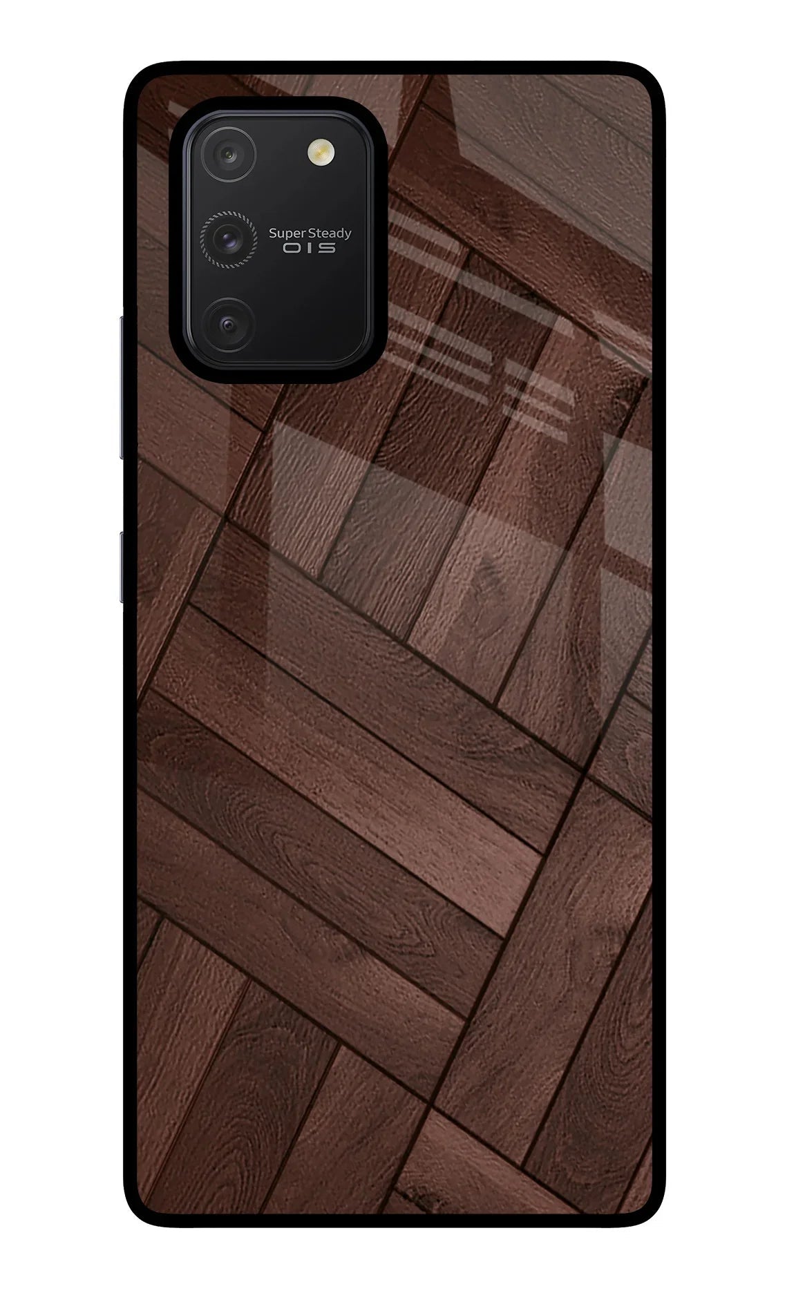 Wooden Texture Design Samsung S10 Lite Back Cover