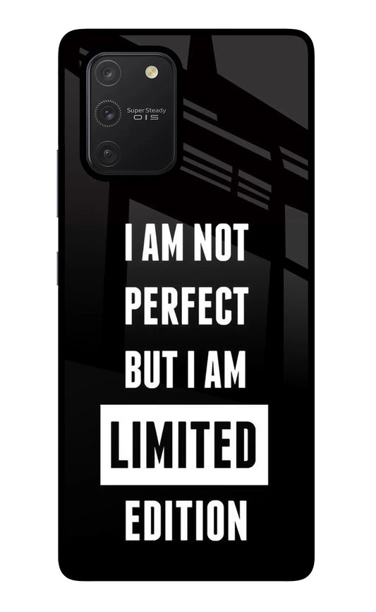 I Am Not Perfect But I Am Limited Edition Samsung S10 Lite Glass Case