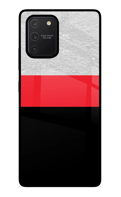Tri Color Pattern Samsung S10 Lite Back Cover