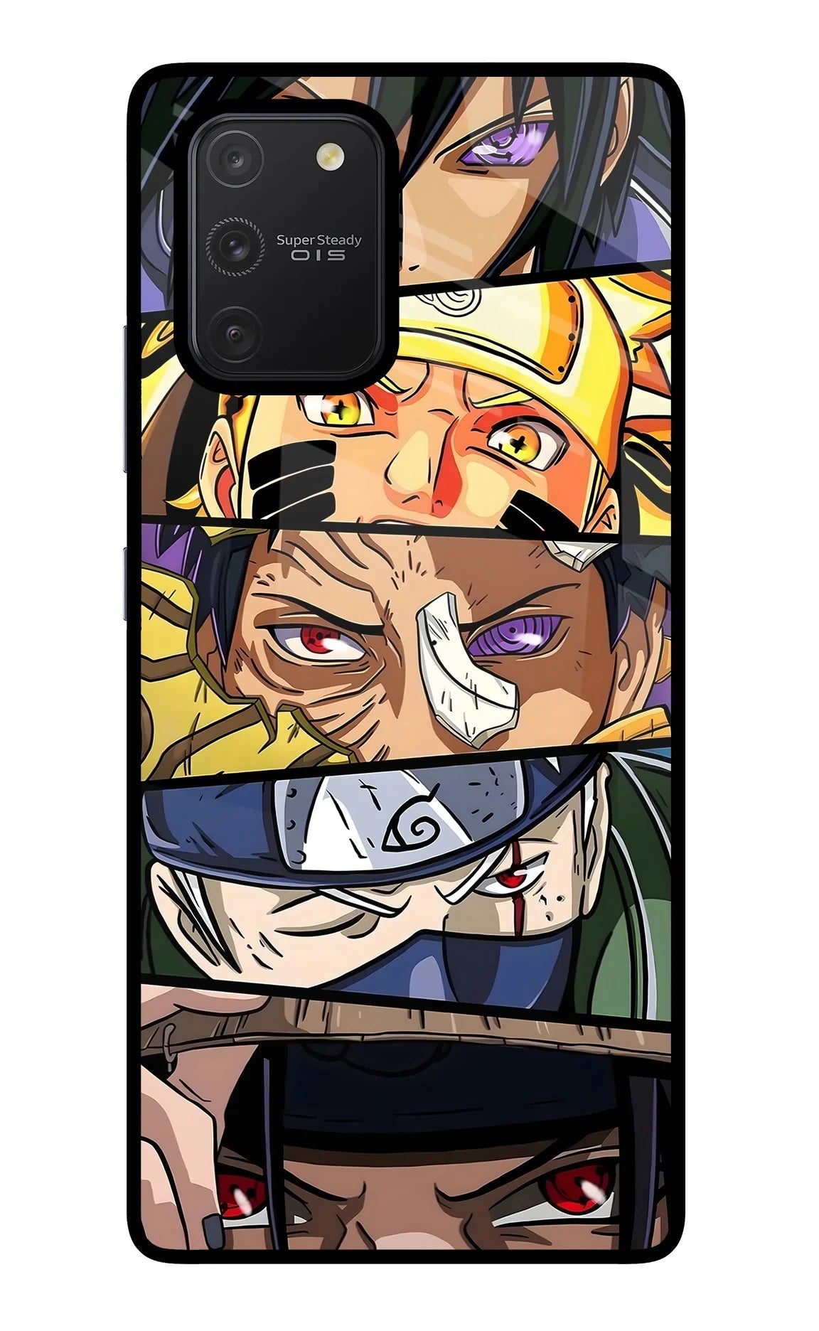 Naruto Character Samsung S10 Lite Back Cover