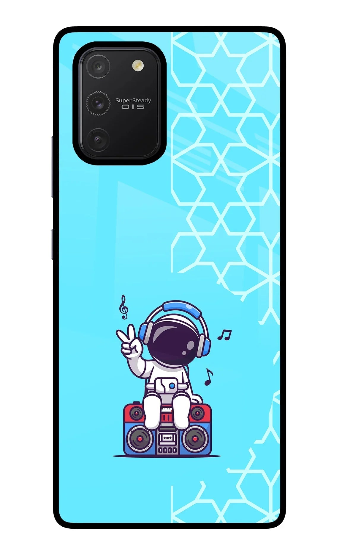 Cute Astronaut Chilling Samsung S10 Lite Back Cover