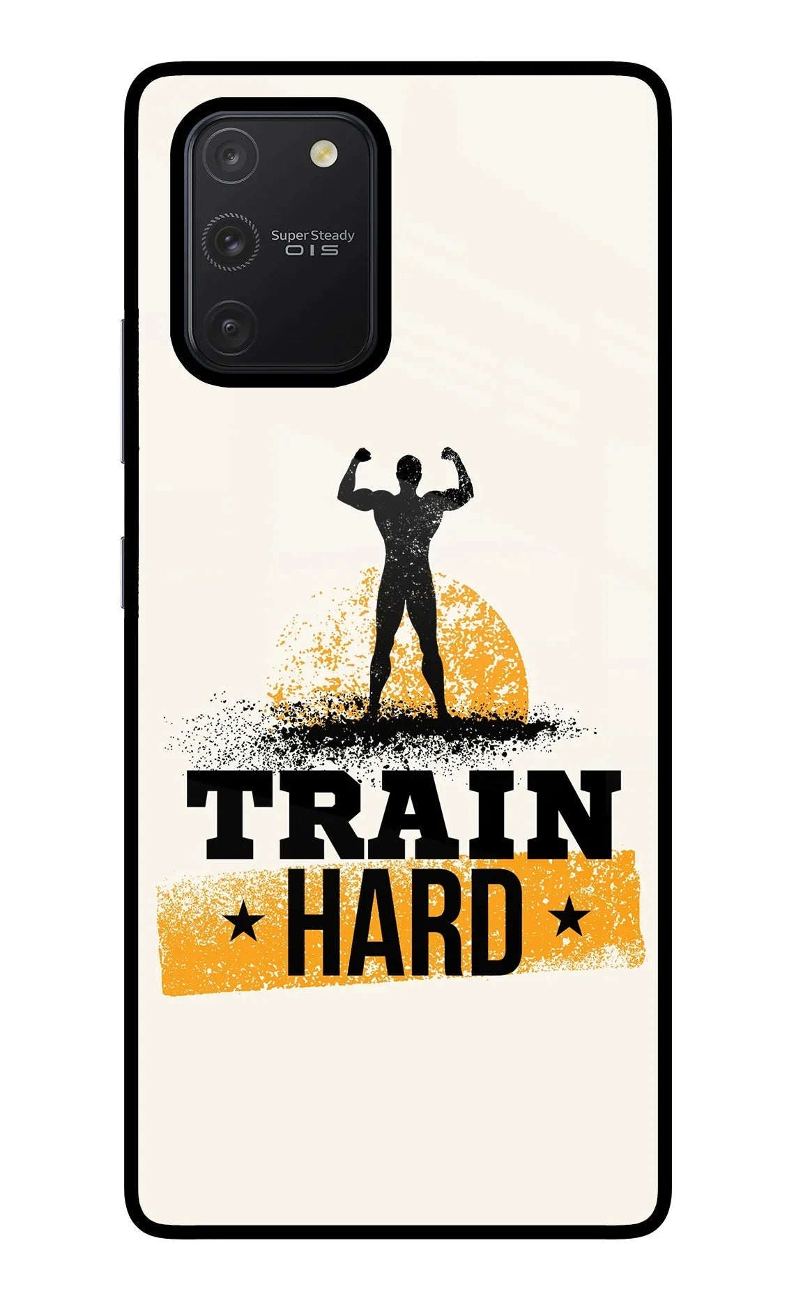Train Hard Samsung S10 Lite Glass Case