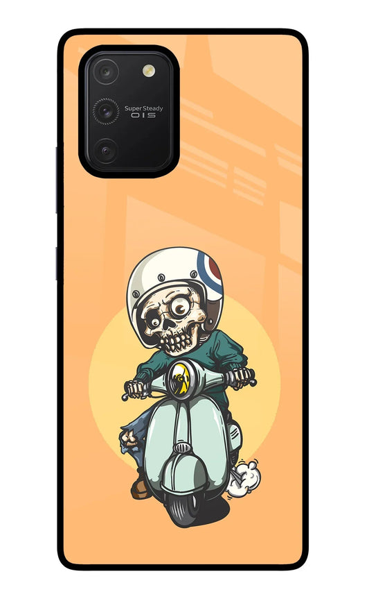 Undead Biker Samsung S10 Lite Glass Case