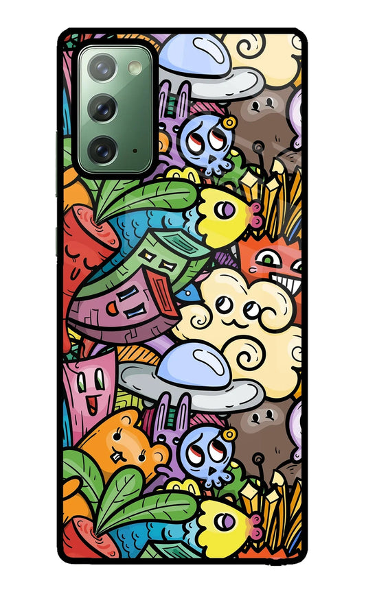Veggie Doodle Samsung Note 20 Back Cover