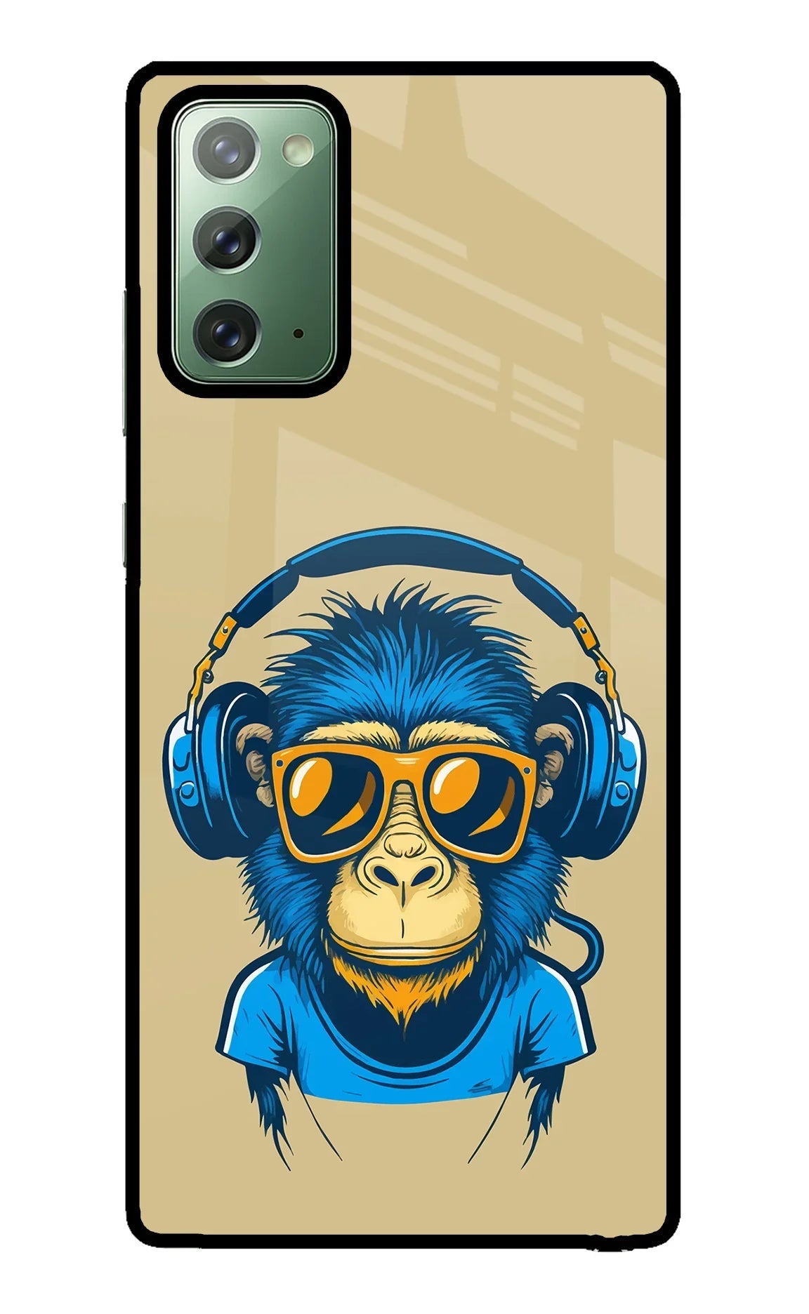 Monkey Headphone Samsung Note 20 Back Cover