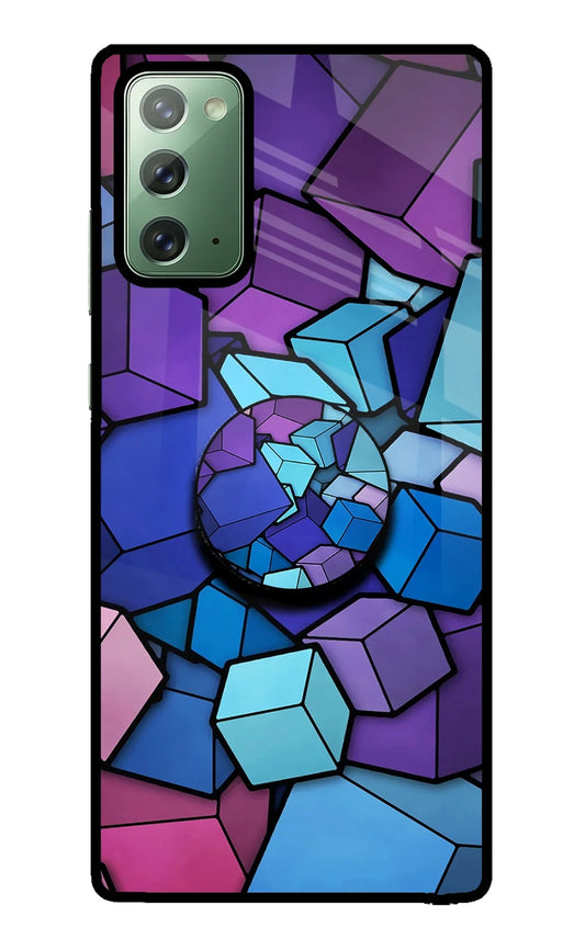 Cubic Abstract Samsung Note 20 Pop Case