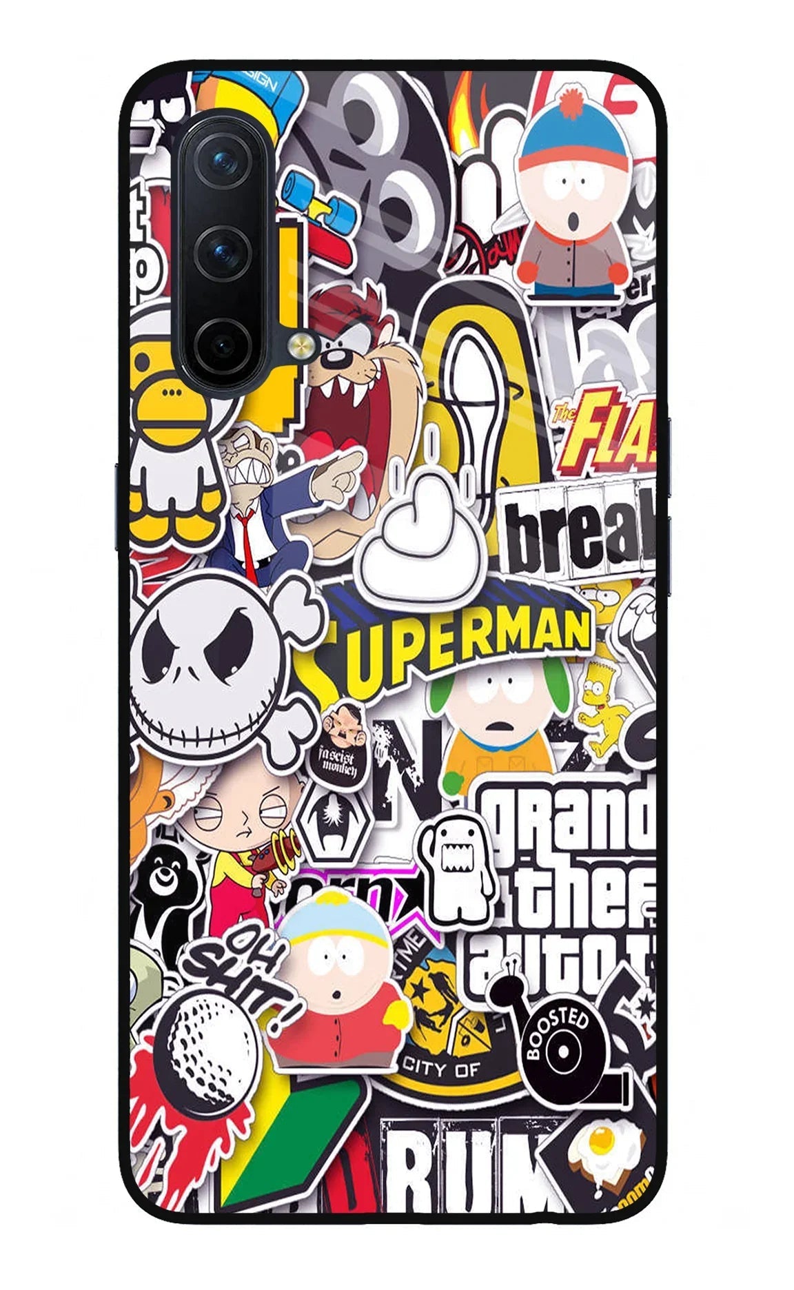 Sticker Bomb Oneplus Nord CE 5G Back Cover