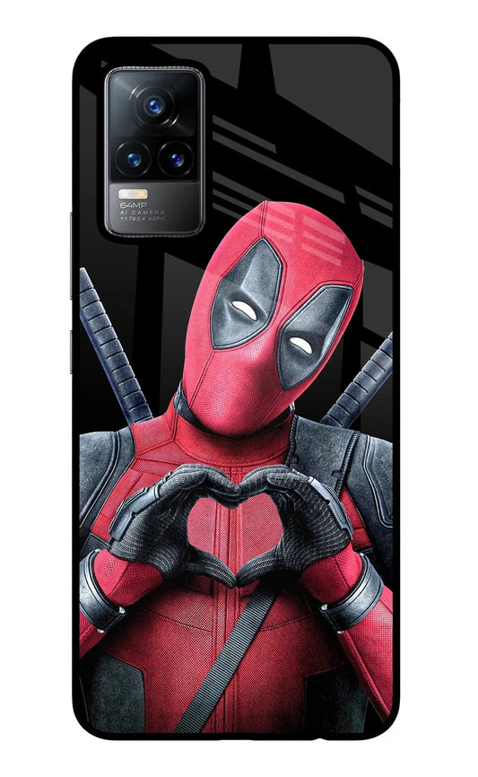 Deadpool Vivo Y73/V21E 4G Glass Case