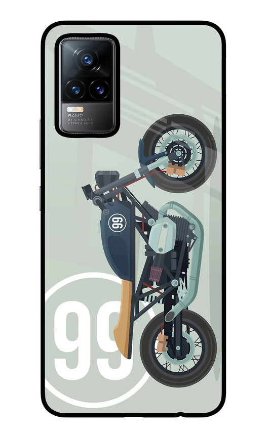 Classic Cafe Racer 99 Vivo Y73/V21E 4G Glass Case
