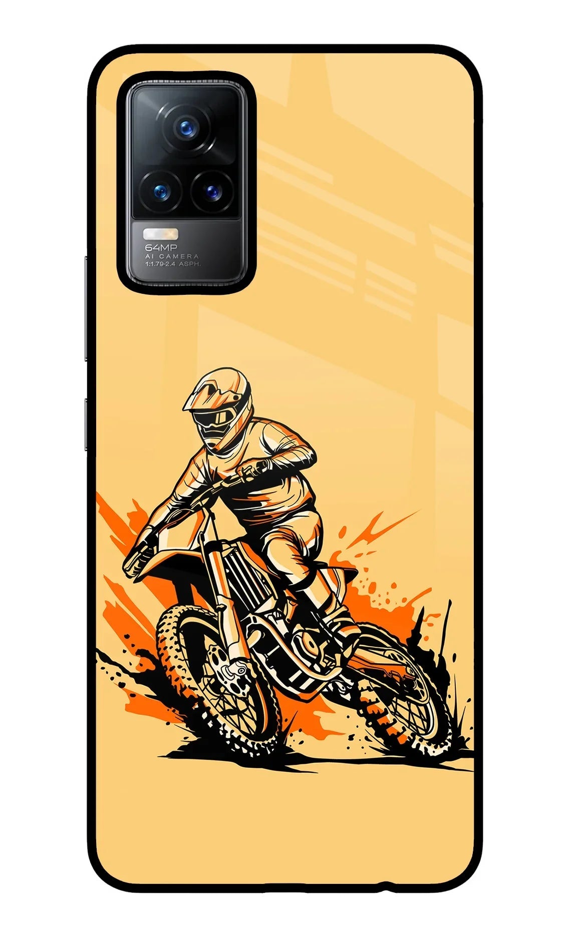 Off-Road Fury Vivo Y73/V21E 4G Glass Case