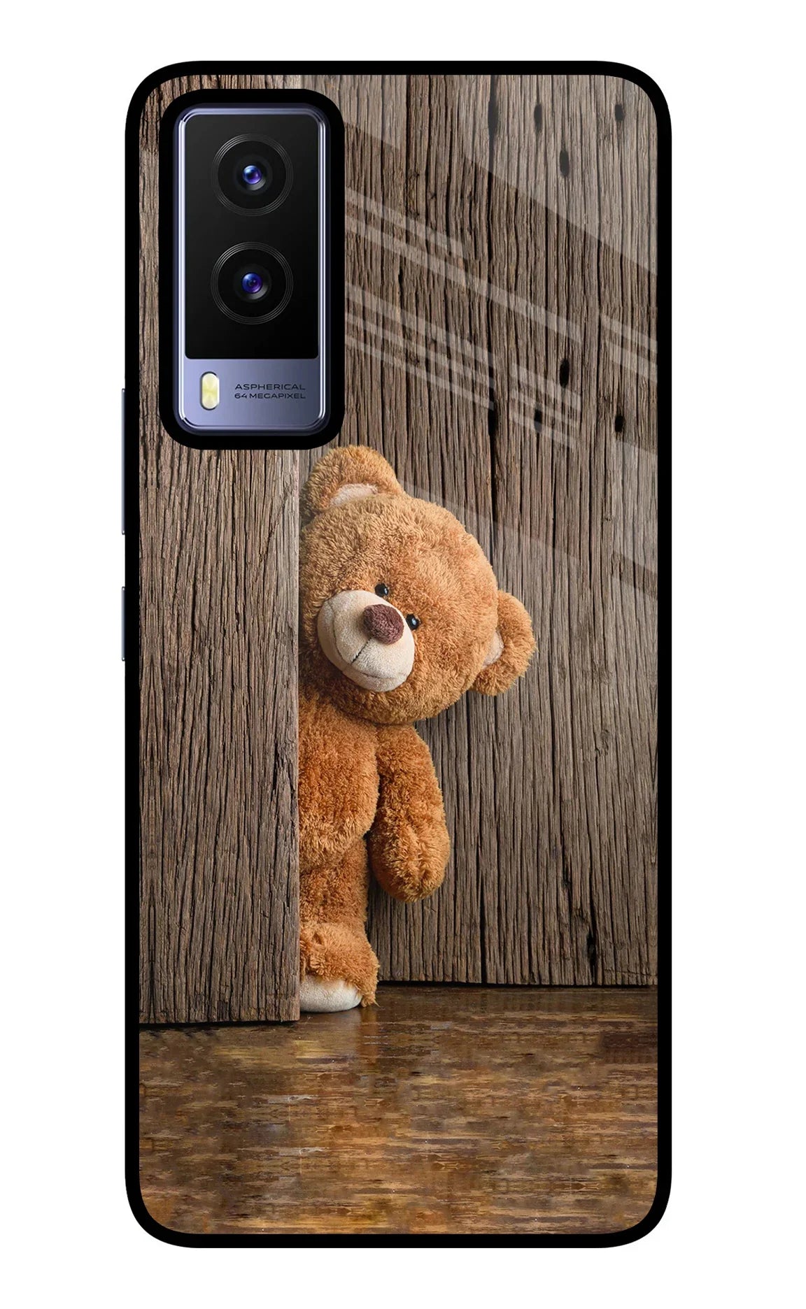 Teddy Wooden Vivo V21E 5G Back Cover