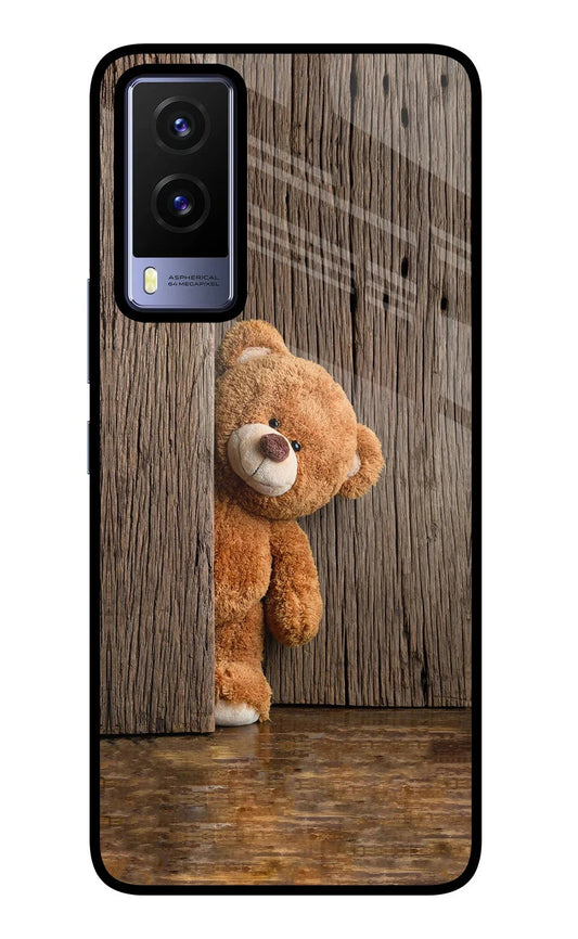 Teddy Wooden Vivo V21E 5G Back Cover