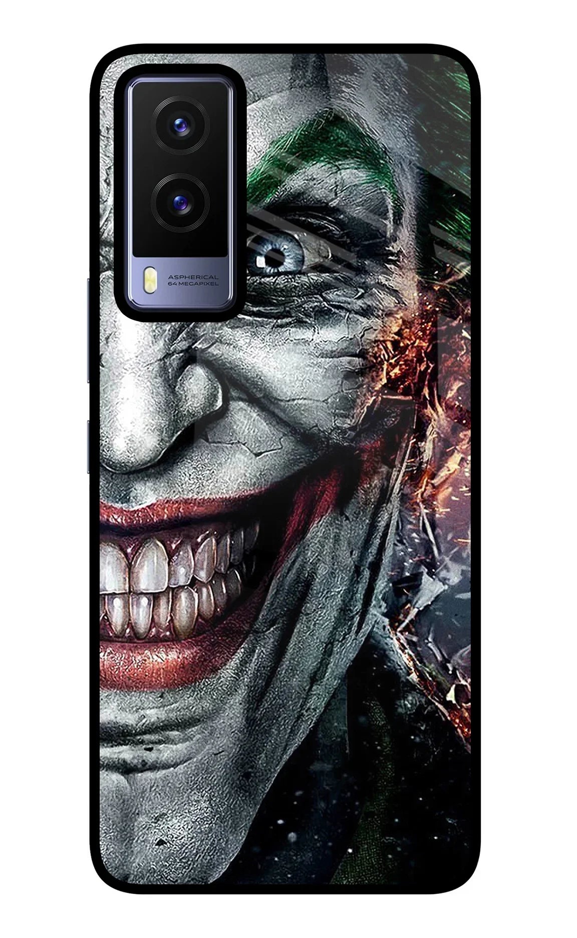 Joker Cam Vivo V21E 5G Glass Case