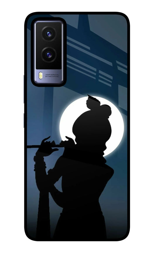 Shri Krishna Silhouette Vivo V21E 5G Glass Case