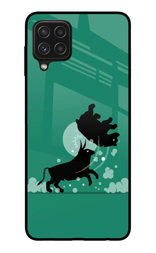Bull Conqueror Samsung A22 4G Glass Case