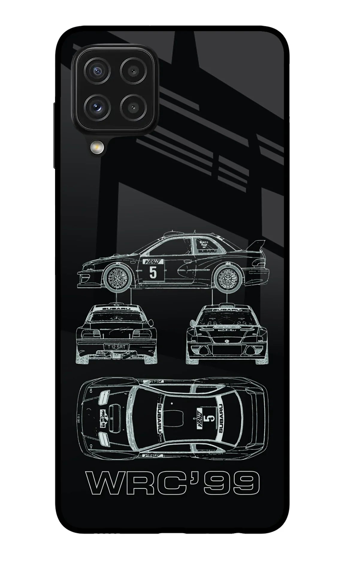 WRC'99 Samsung A22 4G Glass Case