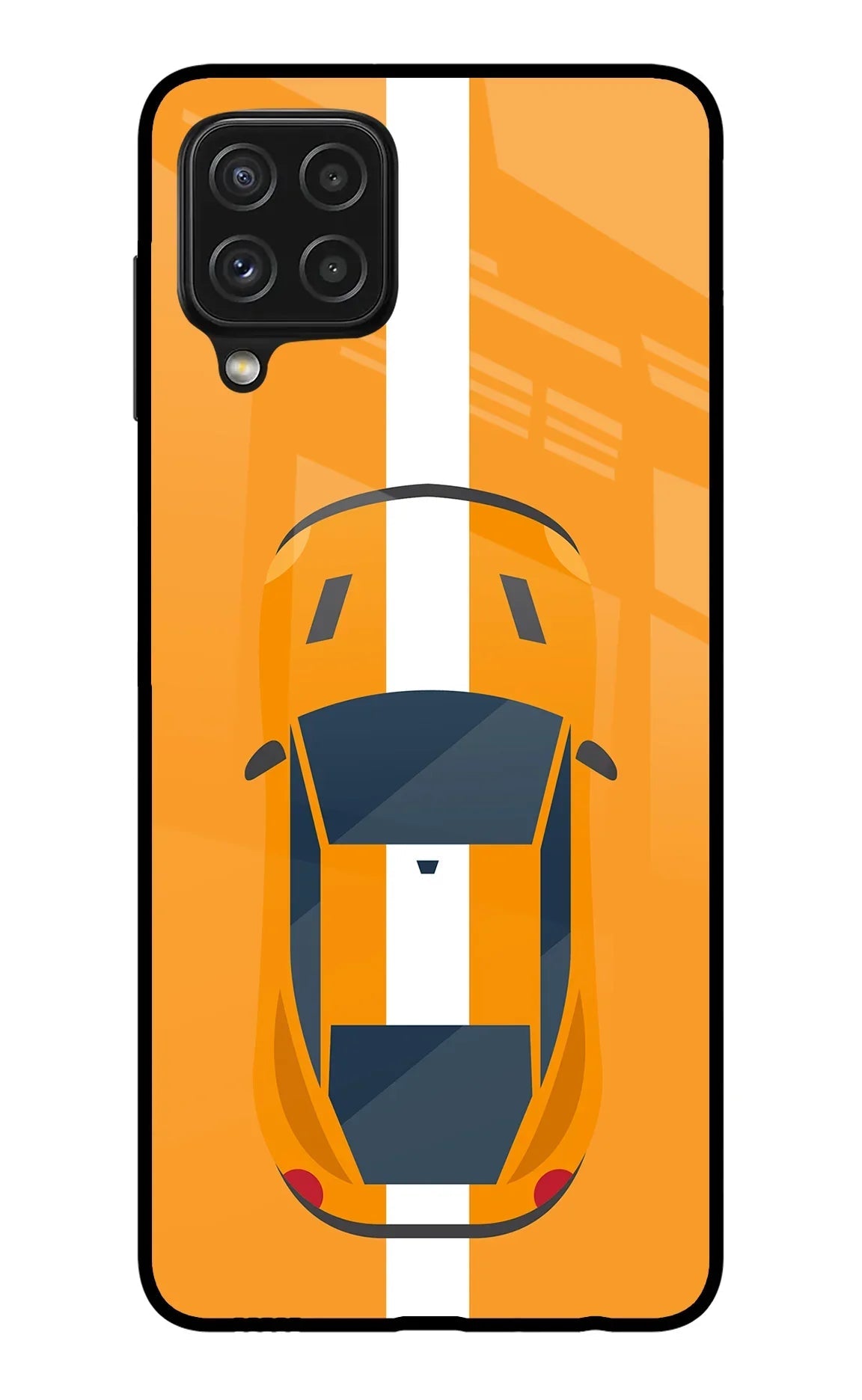 Highway Pursuit Samsung A22 4G Glass Case