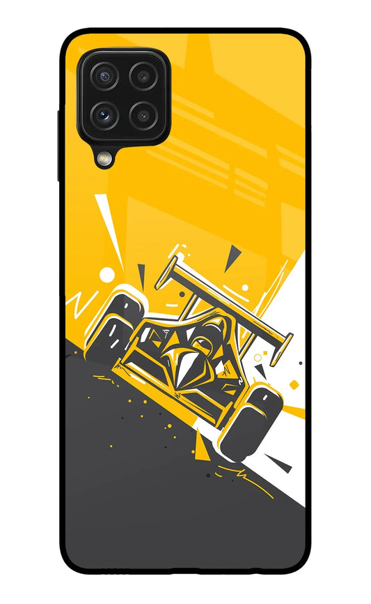 Track King Samsung A22 4G Glass Case