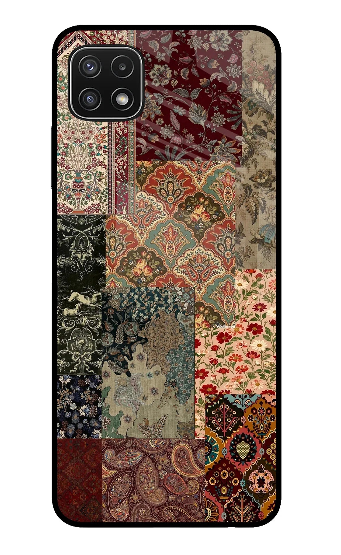 Desi Print Samsung A22 5G Glass Case