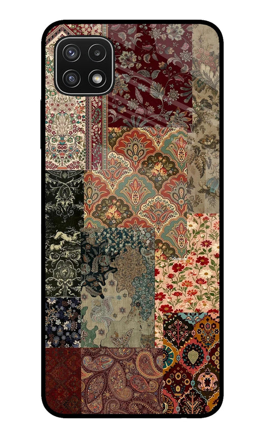 Desi Print Samsung A22 5G Glass Case