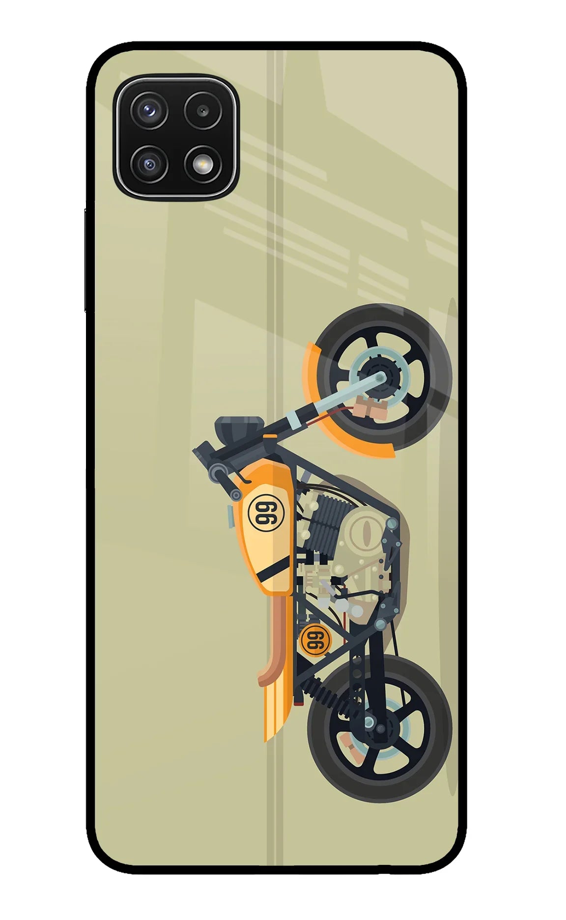 Auto Backside Case Vertical Speedster Samsung A22 5G Glass Case – Hello Swanky Online Pvt ...