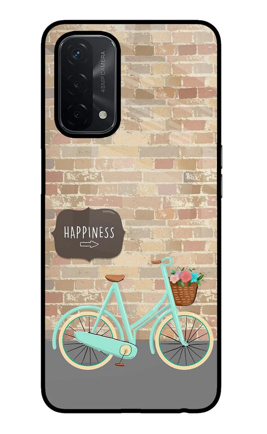Happiness Artwork Oppo A74 5G Back Cover