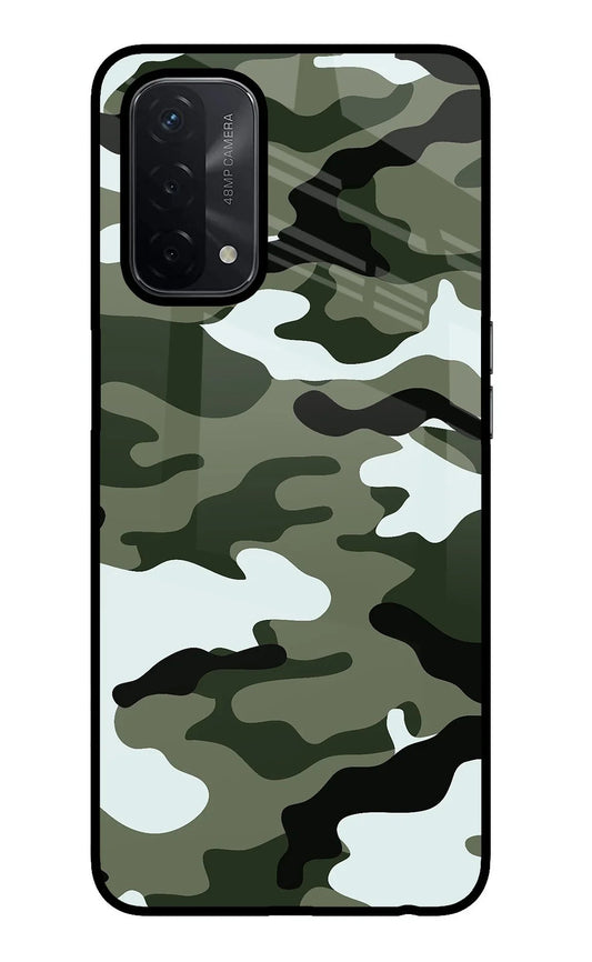 Camouflage Oppo A74 5G Back Cover