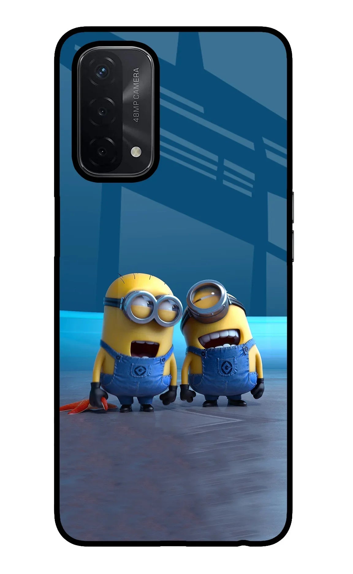 Minion Laughing Oppo A74 5G Back Cover