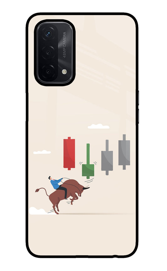 Bull Trading Momentum Oppo A74 5G Glass Case