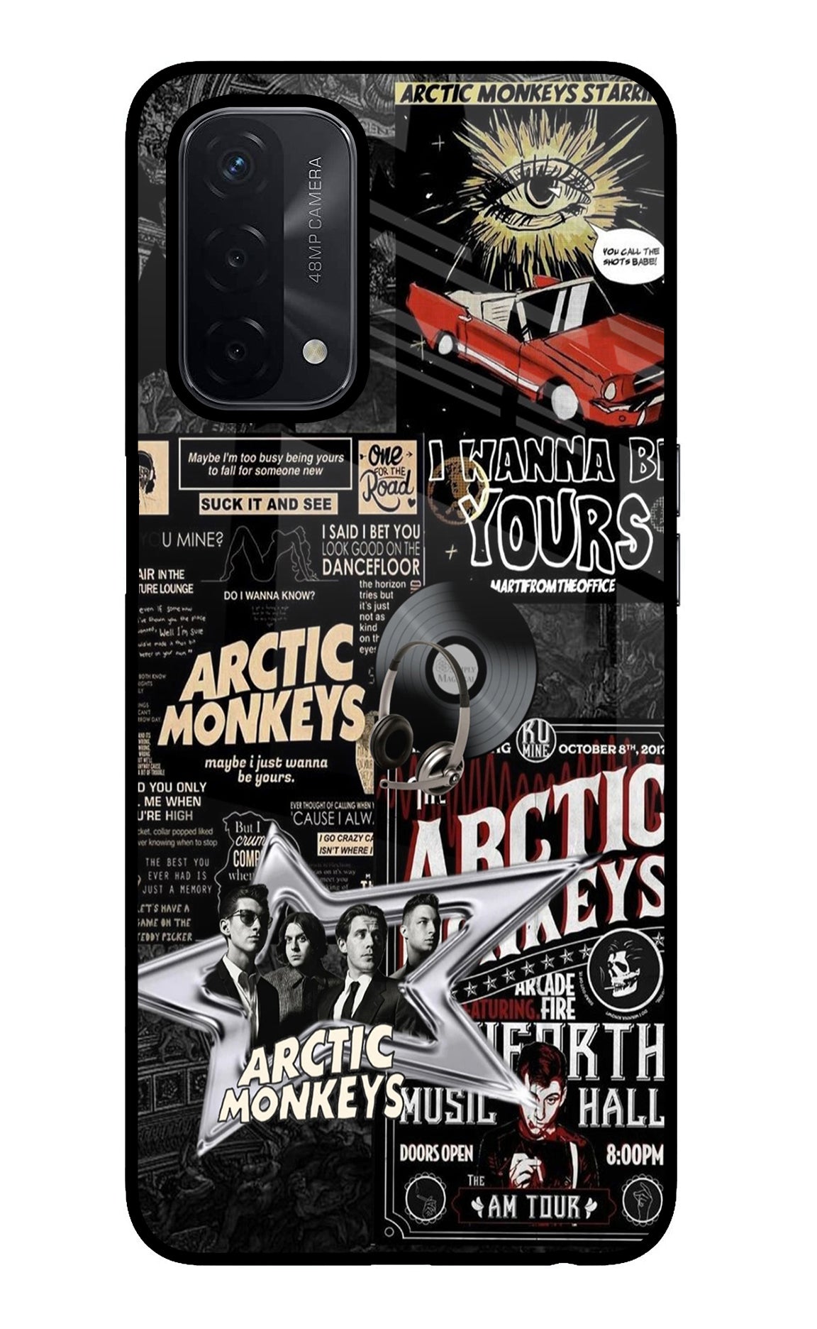 Arctic Monkeys Oppo A74 5G Glass Case