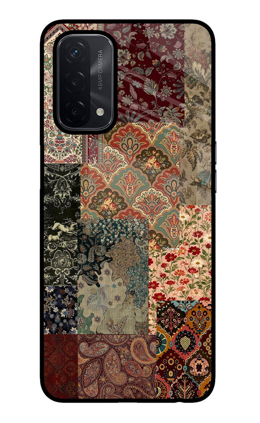 Desi Print Oppo A74 5G Glass Case