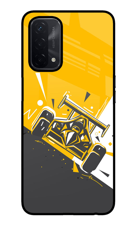 Track King Oppo A74 5G Glass Case
