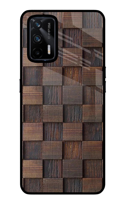 Wooden Cube Design Realme X7 Max Back Cover