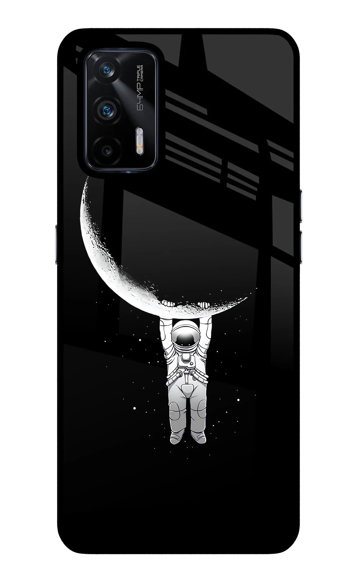 Moon Space Realme X7 Max Glass Case