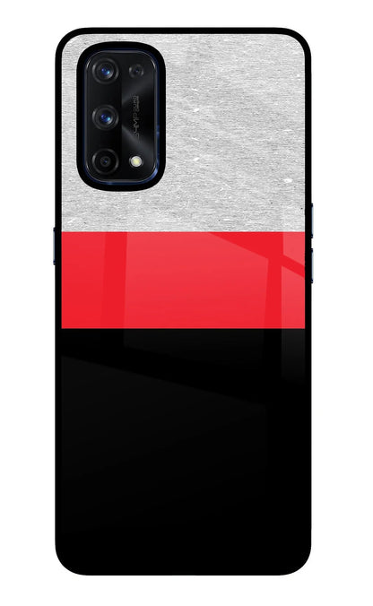 Tri Color Pattern Realme X7 Pro Back Cover