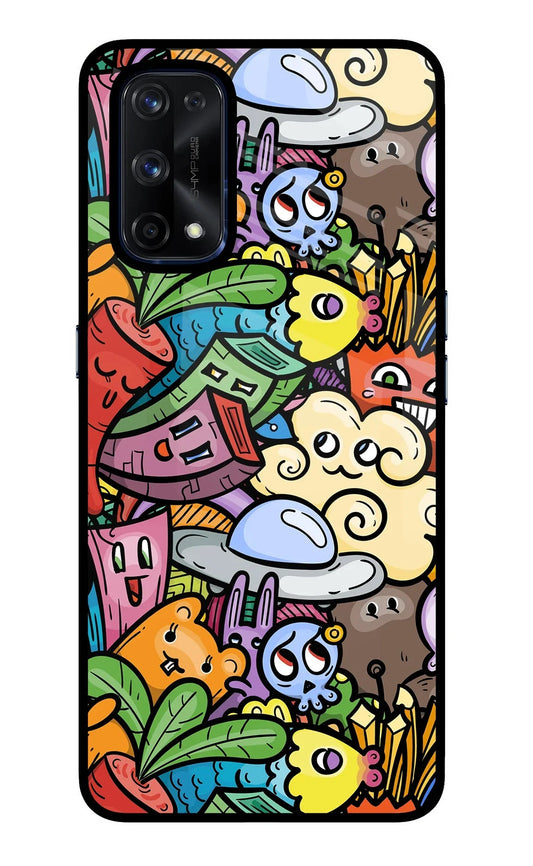 Veggie Doodle Realme X7 Pro Glass Case