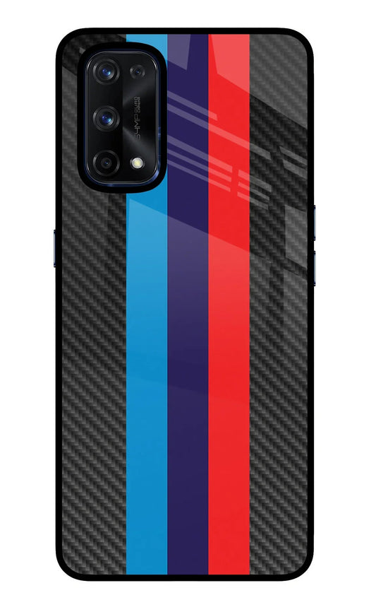 BMW Stripes Pattern Realme X7 Pro Glass Case