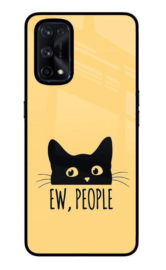 Ew People Catitude Realme X7 Pro Glass Case