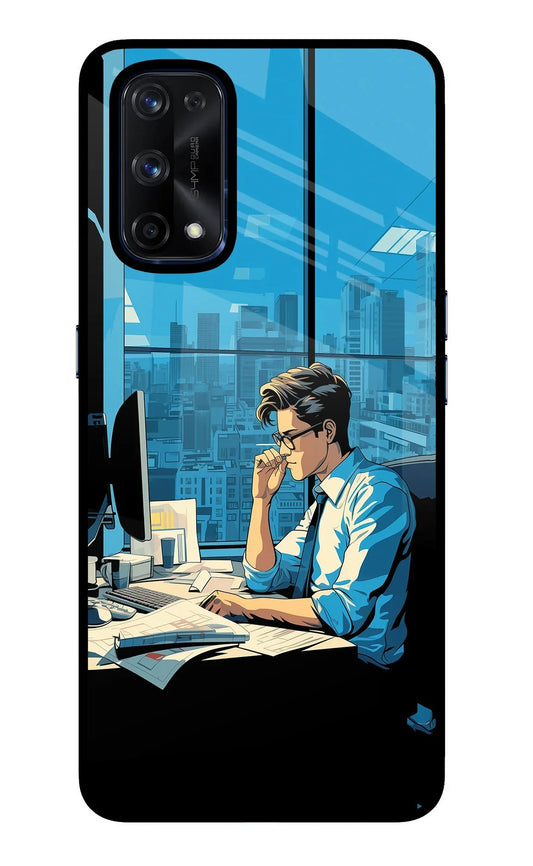 Focused Hustler (AI Generated) Realme X7 Pro Glass Case