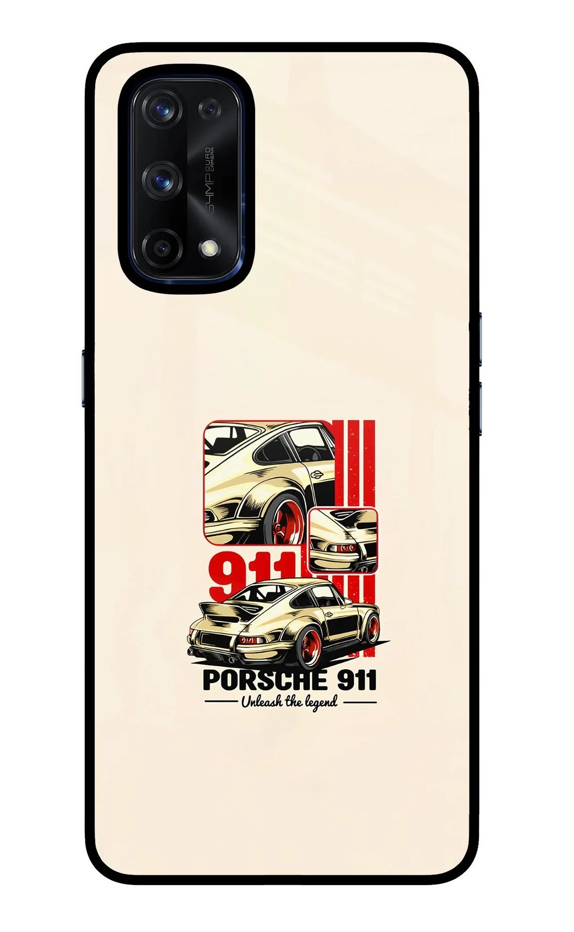 Classic Porsche 911 Realme X7 Pro Glass Case