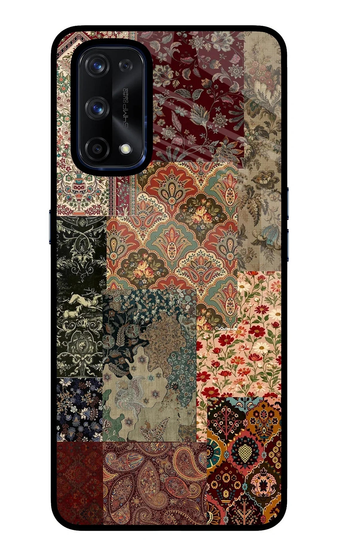 Desi Print Realme X7 Pro Glass Case