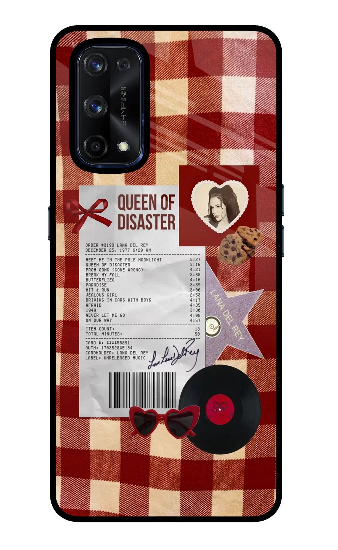 Queen of Disaster Realme X7 Pro Glass Case