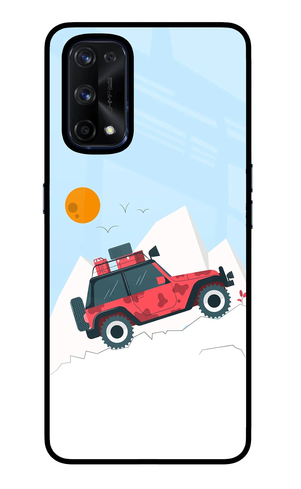 Mountain Trail Beast Realme X7 Pro Glass Case