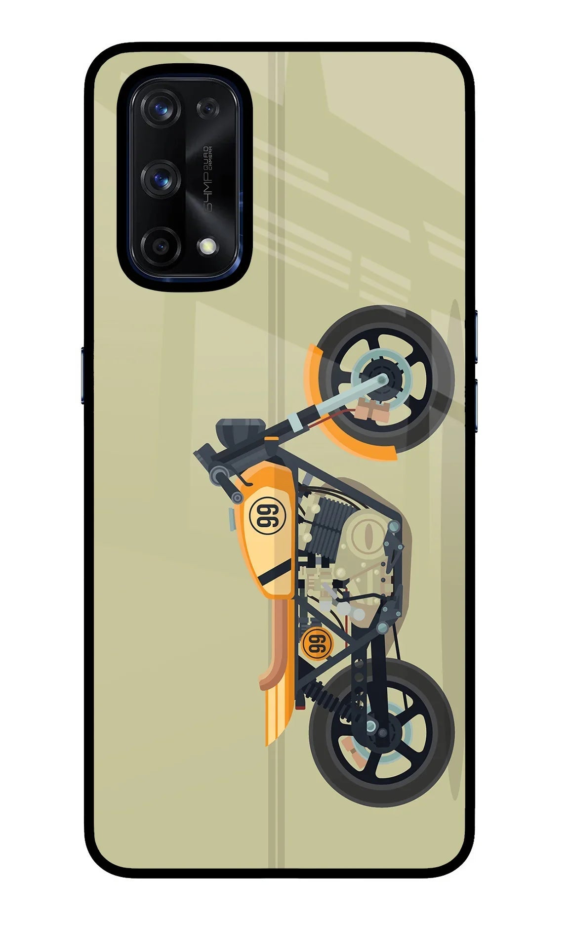 Vertical Speedster Realme X7 Pro Glass Case