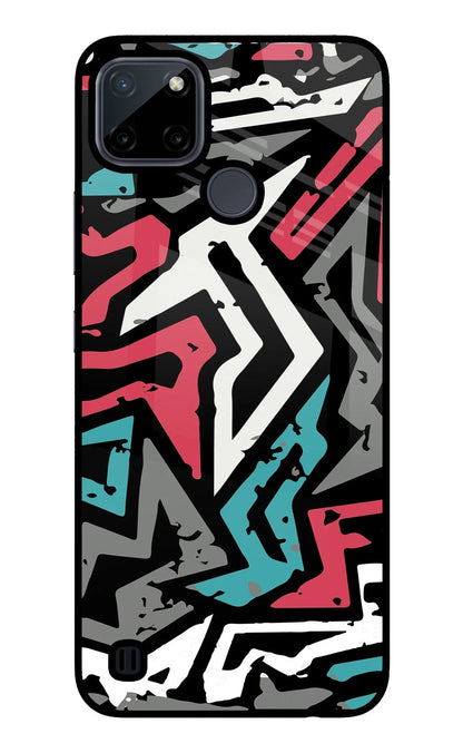 Geometric Graffiti Realme C21Y/C25Y Back Cover