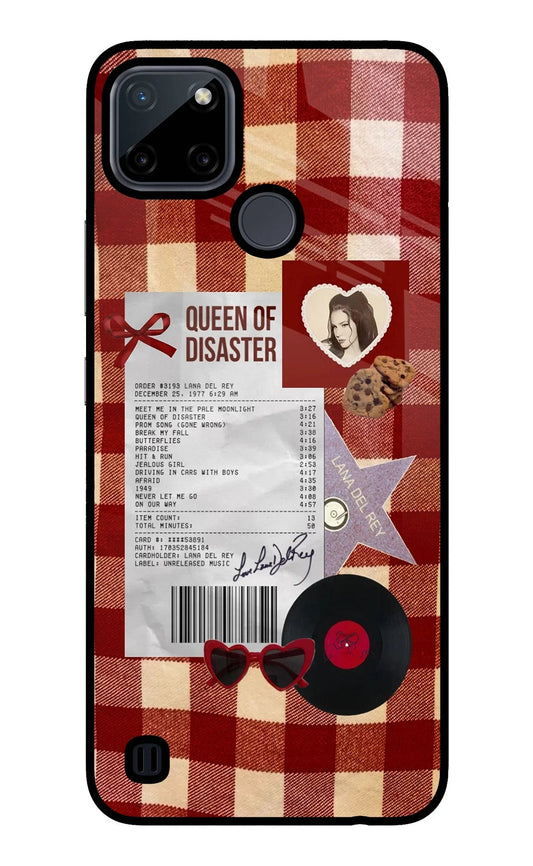 Queen of Disaster Realme C21Y/C25Y Glass Case