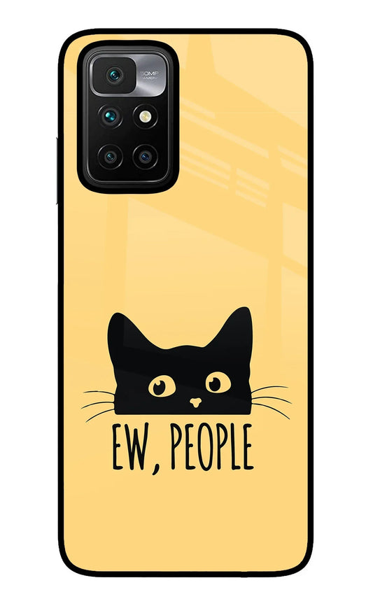 Ew People Catitude Redmi 10 Prime Glass Case