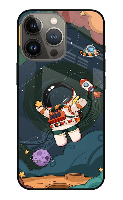 Cartoon Astronaut iPhone 13 Pro Back Cover